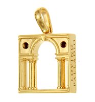 Pendentif Loving Palladio  3D in Argent GRG03 SERLIANA - GRG03 SERLIANA